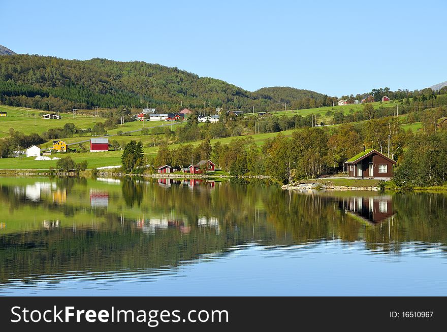 Along the river Otta in Norway.