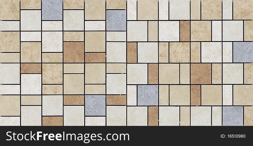 Marble mosaic pattern background. &#x28;high res.&#x29;