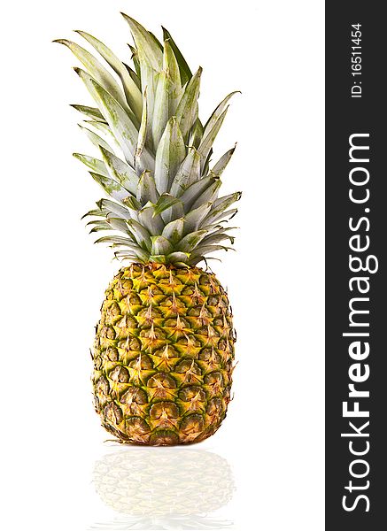 Pineapple on a white background