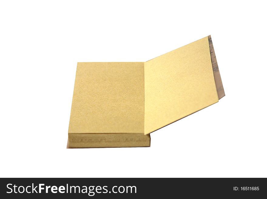 Old paper in white background. Old paper in white background