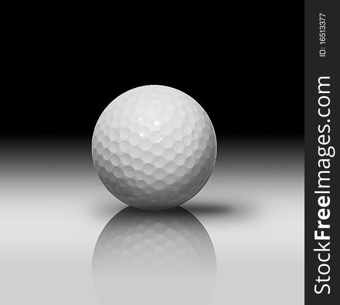 White Golf Ball