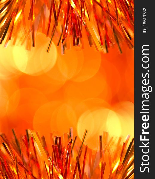 Orange holiday background