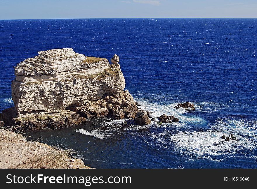 Beautiful landscape of Crimea. Tarkhankut