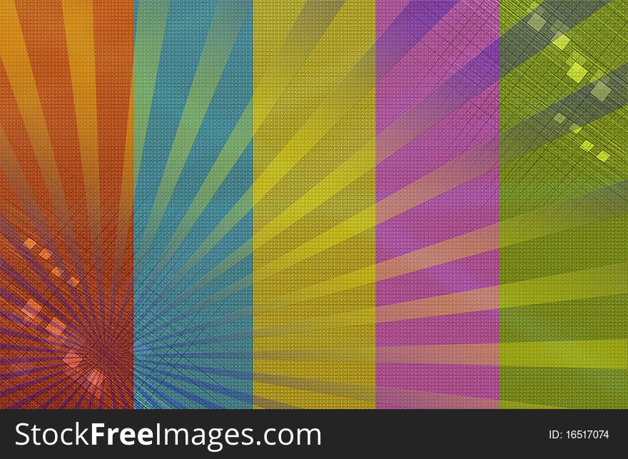 Textural colored bright background with drawing elements. Textural colored bright background with drawing elements
