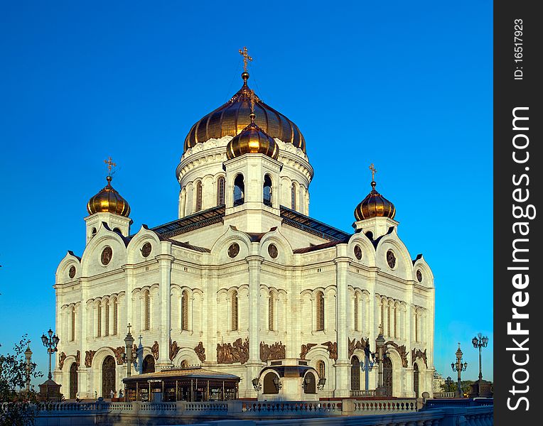Cathedral Of The Christ Our Savior In Moscow