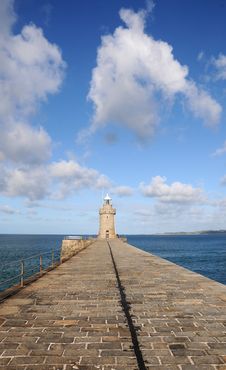 Harbour Wall At St Peter Port, Guernsey Royalty Free Stock Photography Harbour Wall At St Peter Port, Guernsey Royalty Free Stock Photography
