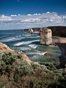 The Great Ocean Road View Stock Image The Great Ocean Road View Stock Image