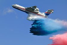 Firefighter Airplane Royalty Free Stock Image Firefighter Airplane Royalty Free Stock Image
