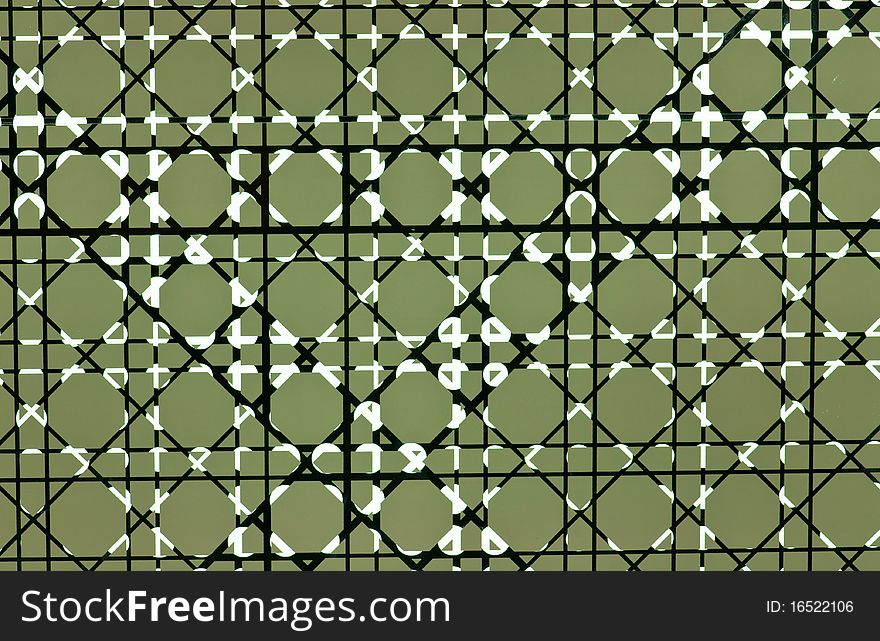 An Abstract Lines and Hexagon Background