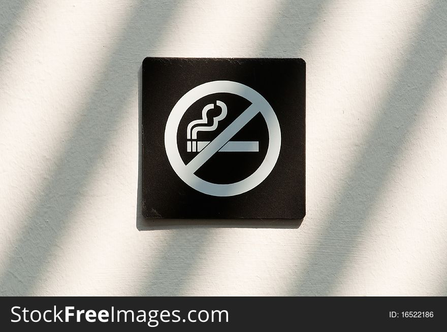 No Smoking Sign