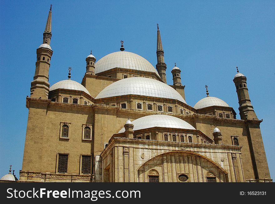 Scenery of a famous mosque in Cairo,Egypt