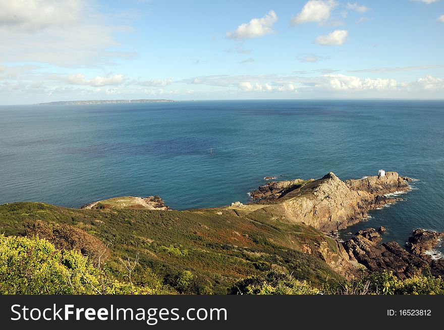 View From Jerbourg Point On Guernsey