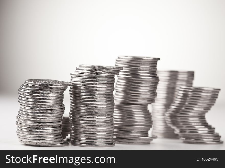 Stacks Of Coins