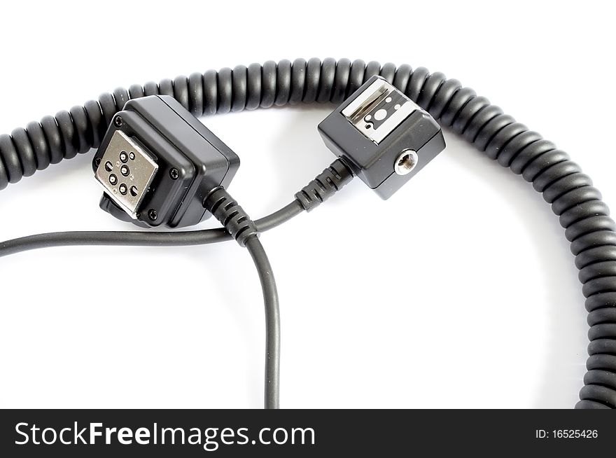 Cord for flash and photo-camera