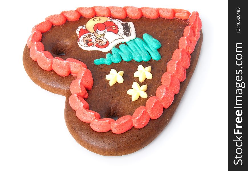 Christmas Gingerbread Heart