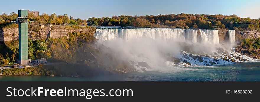 American Falls panorama