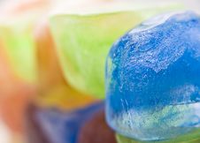 Colored Ice Royalty Free Stock Image