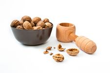 Nut Cracker With Nuts Royalty Free Stock Image Nut Cracker With Nuts Royalty Free Stock Image