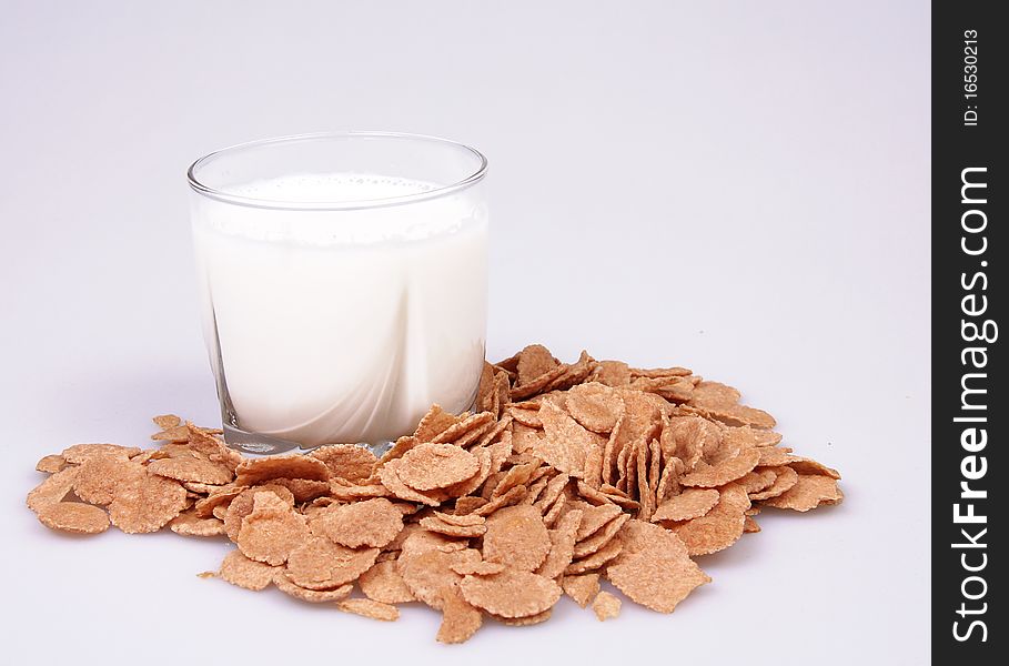 Corn-flakes and milk are ideally suited for a breakfast