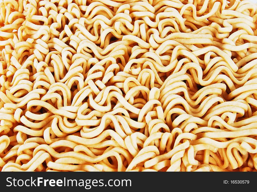 Instant noodles as background texture