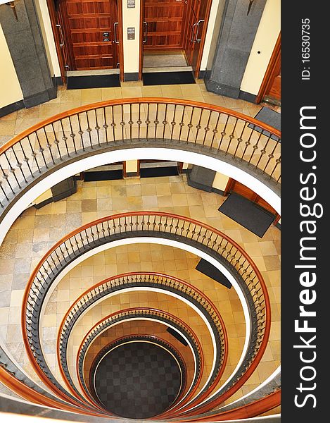 Spiral staircase - Scandinavian Architecture Interior