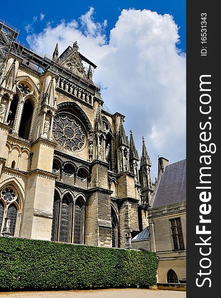 Cathedral of crownings of the French kings in Reims. Cathedral of crownings of the French kings in Reims.