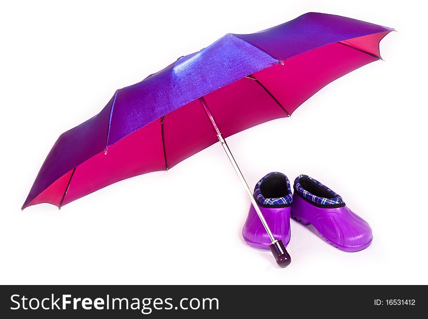 Umbrella And Galoshes