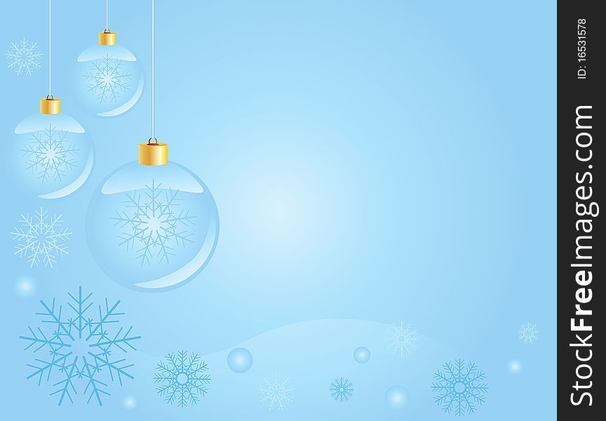 Abstract blue christmas background, with room for text. Abstract blue christmas background, with room for text.