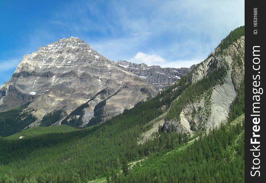 Moutain in British Columbia, Canada. Moutain in British Columbia, Canada