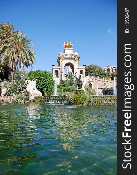 Fountain in Ciutadella Park