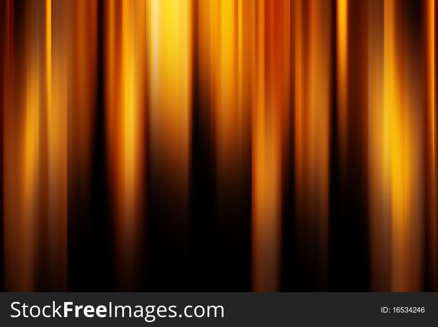 Abstract line background. Orange and yellow