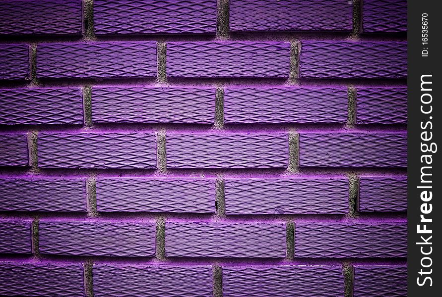 Interior violet brick, possible use to background