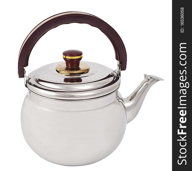 Teapot on a white background