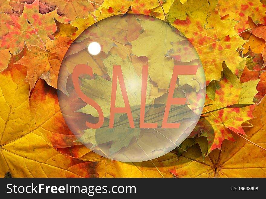 Red autumn sheet and ball wiht sale. Red autumn sheet and ball wiht sale