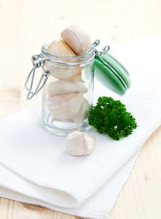 Fresh Garlic Stock Image