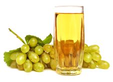 Glass With Grapes Juice Stock Images Glass With Grapes Juice Stock Images
