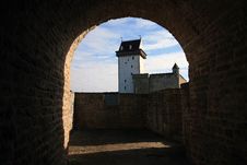 Old Fortress In The City Of Narva Royalty Free Stock Photo