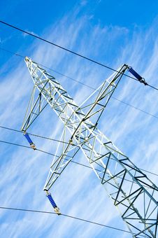 Pylon And Transmission Power Line Stock Photography Pylon And Transmission Power Line Stock Photography