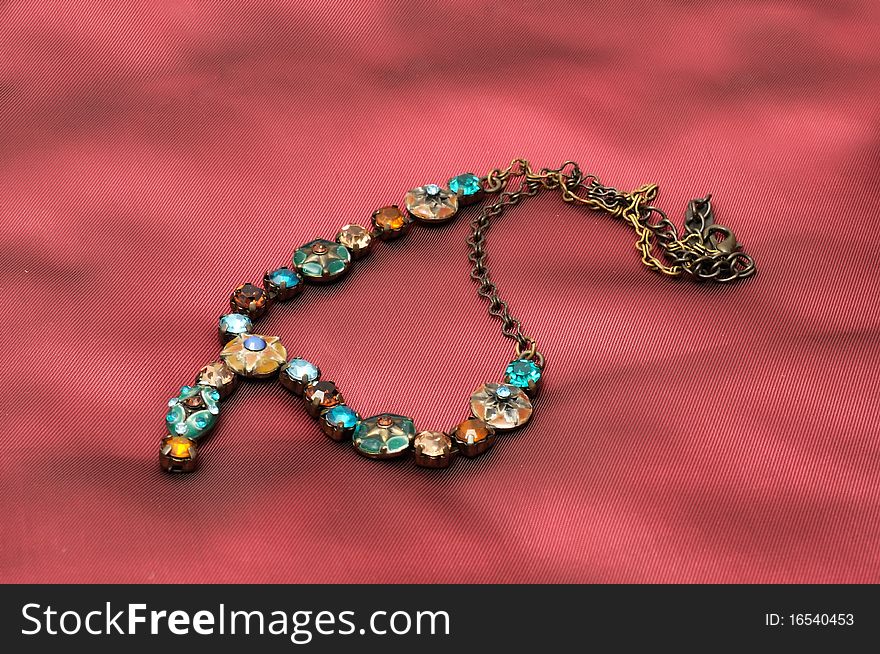 Necklace on Silk