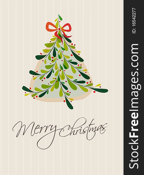 Vector illustration best Christmas tree