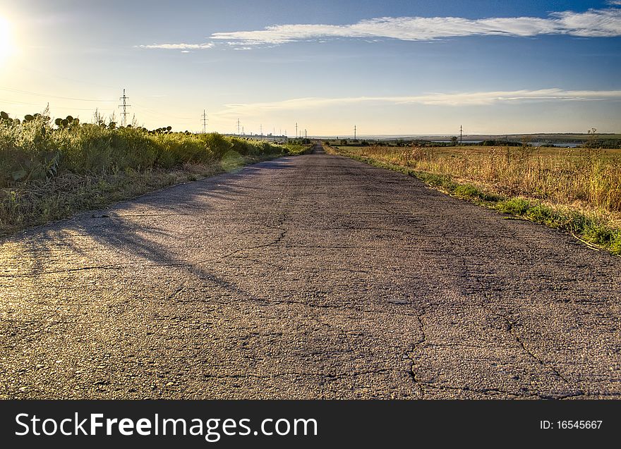 Evening road