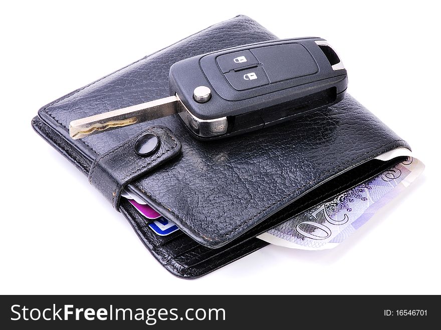 Wallet And Car Key