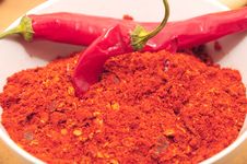 Ground Chili Peppers Royalty Free Stock Photography Ground Chili Peppers Royalty Free Stock Photography