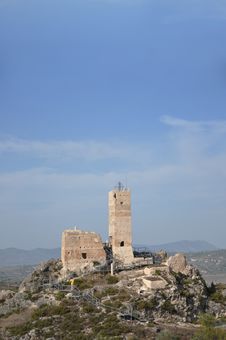 Costa Blanca Spain Castle Royalty Free Stock Photo Costa Blanca Spain Castle Royalty Free Stock Photo