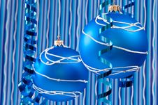 Blue Christmas Decoration Stock Images Blue Christmas Decoration Stock Images
