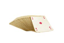 Deck Of Playing Cards Royalty Free Stock Images
