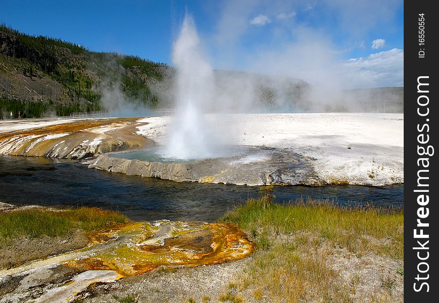 Landscapes Of Yellow Stone National Park