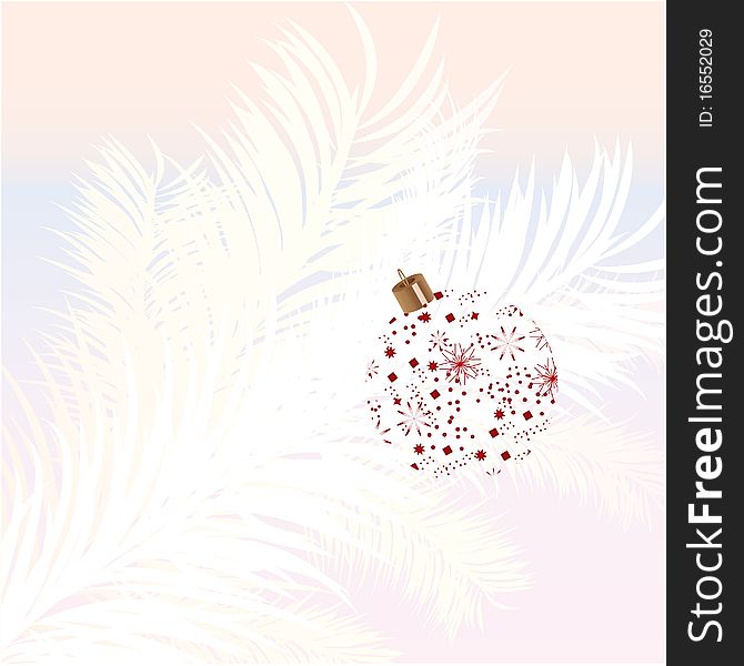 Christmas background. Universal template for greeting card, web page, background