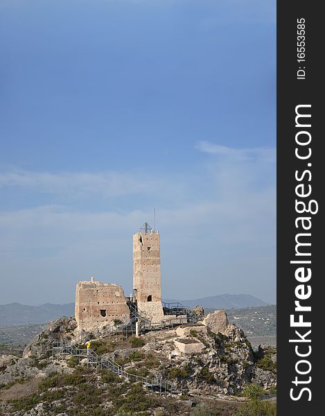Castle in Cocentaina Costa Blanca region of Alicante Spain. Castle in Cocentaina Costa Blanca region of Alicante Spain