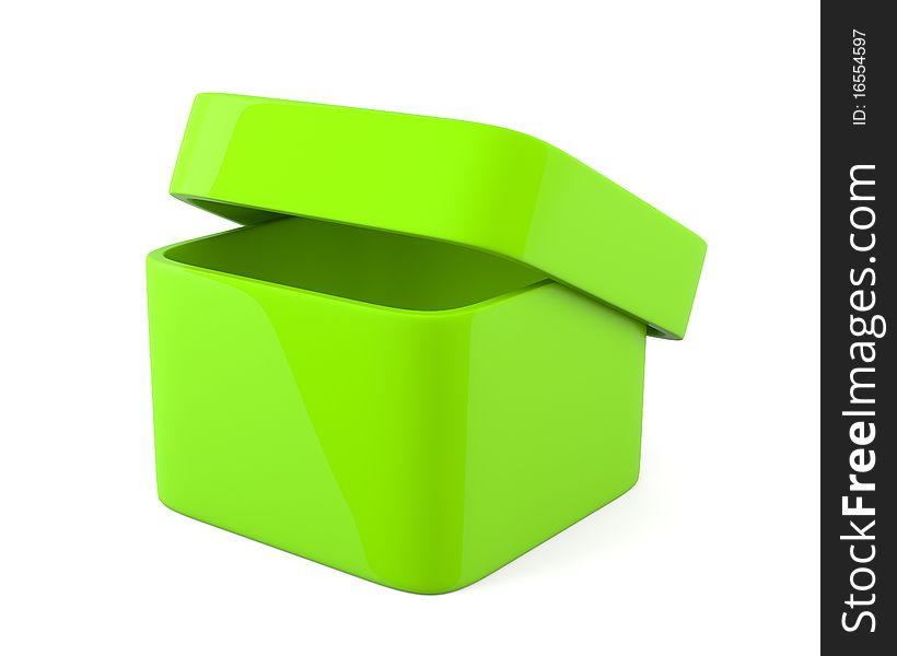 Green Blank Box